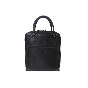 BALENCIAGA Business Tote Bag Handbag Black Leather